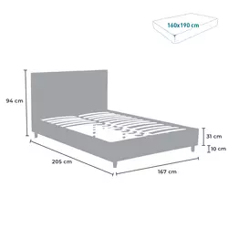 Quanto dovrebbe essere più grande una struttura del letto rispetto al materasso
